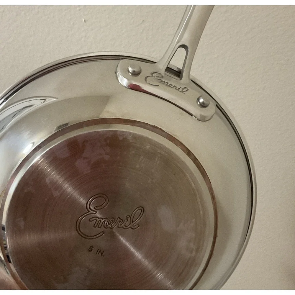 Emeril Lagasse 8 Inch Skillet Stainless Steel Copper Core Tri-Ply Fry Pan